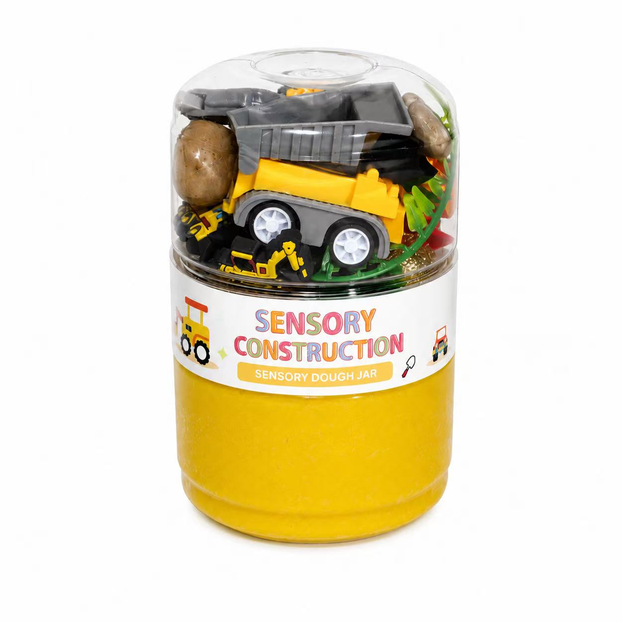 Construction Sensory Play Dough Kit