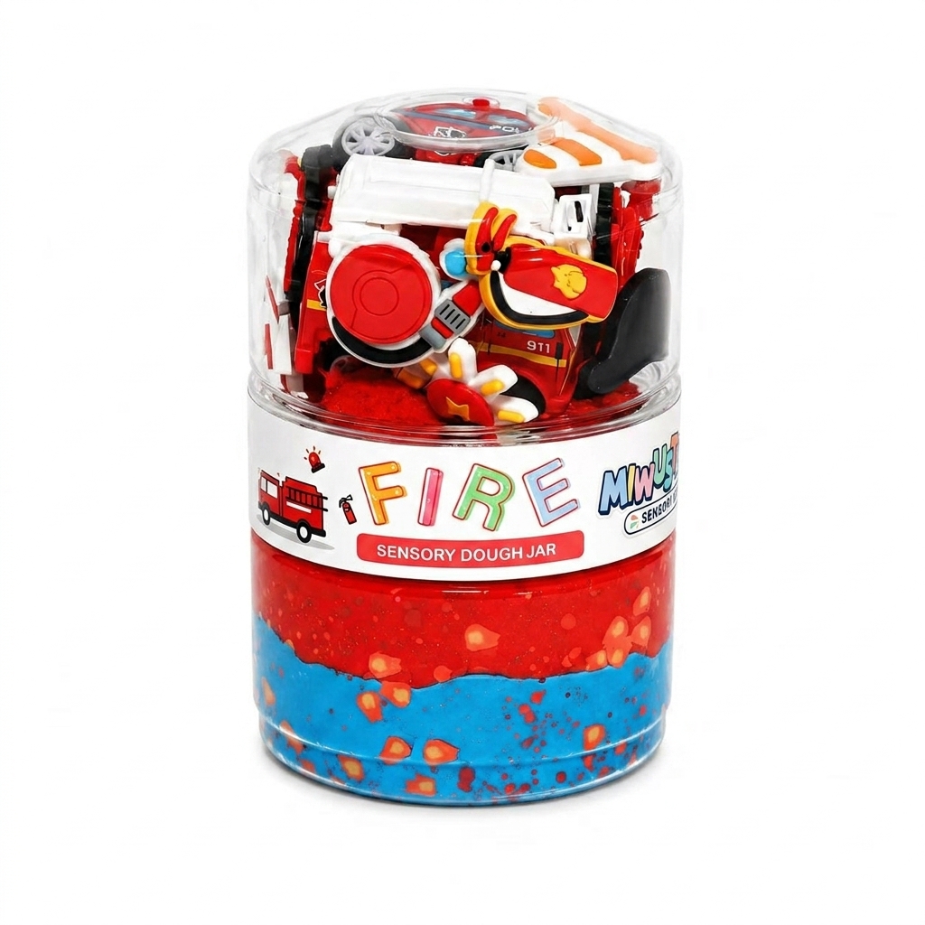 Fire Sensory Play Dough Kit 