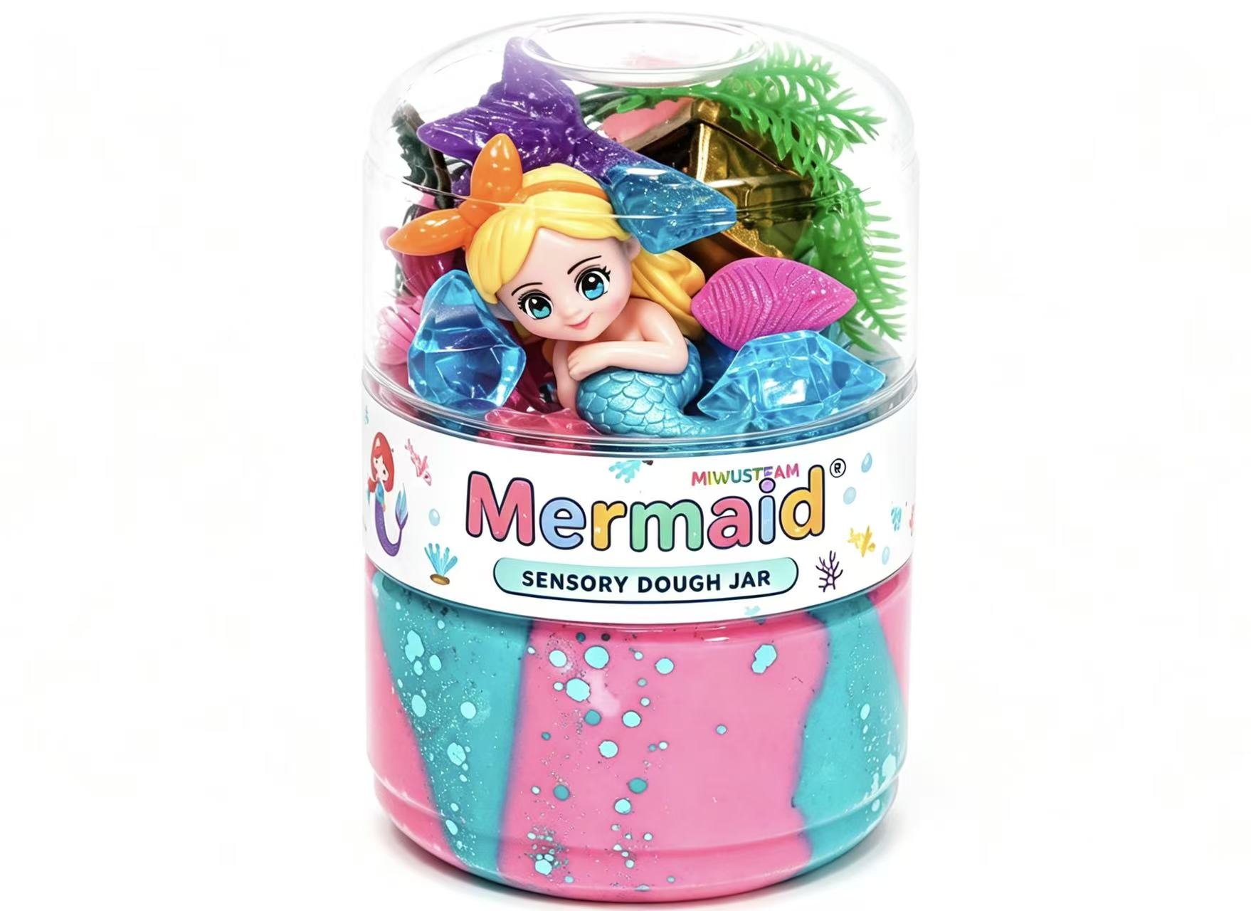 Mermaid Sensory Play Dough Kit
