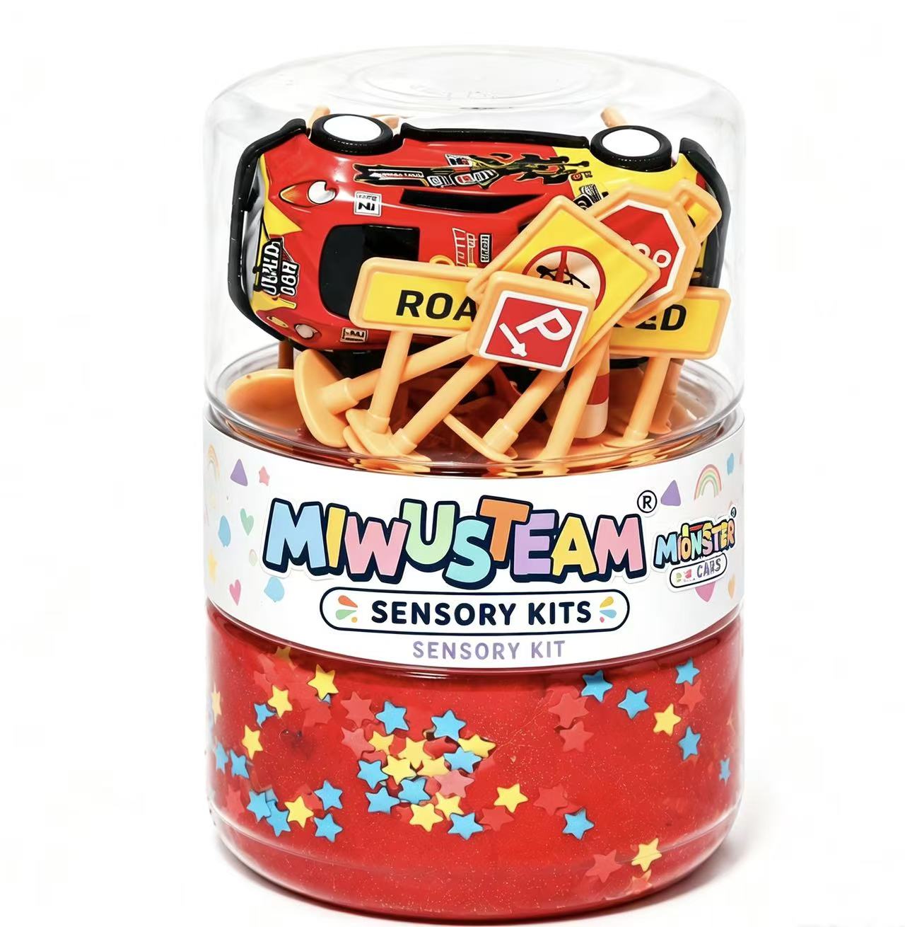  X Monster Cars Sensory Play Dough Kit   